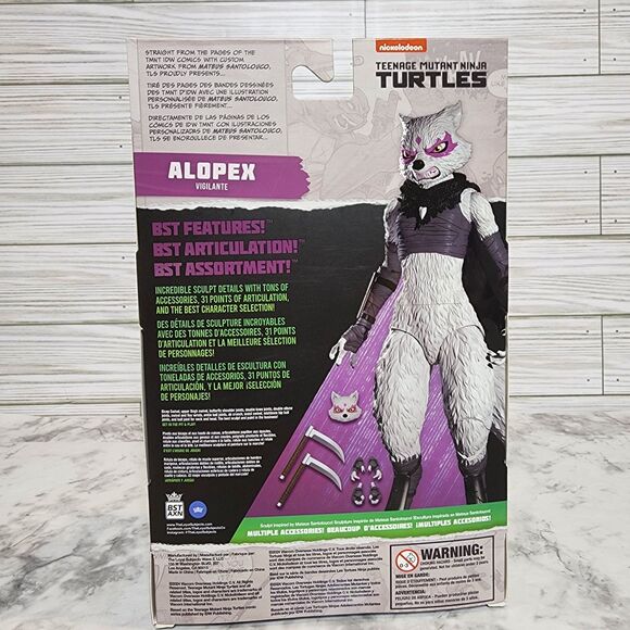 BST AXN Alopex & Rat King Glow in the Dark Teenage Mutant Ninja Turtles TMNT - Picture 3 of 5